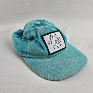 Poler Stuff Hat Mens One Size Teal Corduroy Camp Snapback Outdoor Floppy